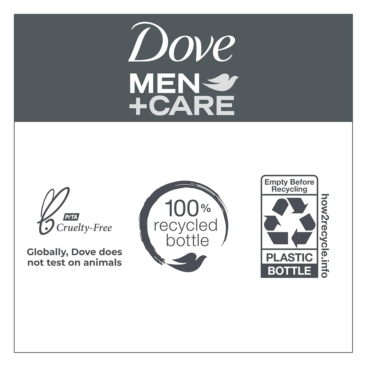 DOVE MEN + CARE 2 in 1 Shampoo and Conditioner Youthfull Revitalize 3 Count For Fine, Thin Hair Men's Shampoo and Conditioner with Bamboo Extract + Biotin 20.4 oz