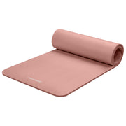 Retrospec Solana Yoga Mat 1/2" Thick w/Nylon Strap for Men & Women - Non Slip Exercise Mat for Yoga, Pilates, Stretching, Floor & Fitness Workouts