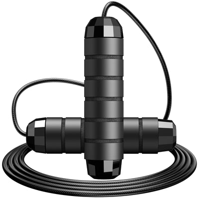 Jump Rope,Tangle-Free Rapid Speed Jump Rope with Ball Bearings for Men,Women and Kids,Adjustable Steel Skipping Rope with Ergonomic Foam Handles,A Ideal Equipment and Accessories for Workout,Fitness,Exercise,Home Gym,Slim Body