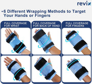 REVIX Wrist Ice Pack Wrap for Carpal Tunnel, Reusable Gel Ice Pack for Hand Relaxation, Cold Compress, Enhancing Comfort and Soothing Fatigue, 1Pack