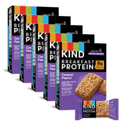 KIND Breakfast Protein Bars, Dark Chocolate Cocoa, Healthy Snacks, Gluten Free, 8g Protein, 30 Count
