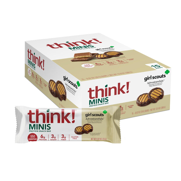 think! Girl Scout Minis, Chocolate Peanut Butter,15 Count