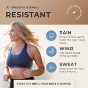 Keratin Hair Fibers for Men & Women - Fill In Fine or Thinning Hair, Instantly Thicker, Fuller Looking Hair (Black, 15g)