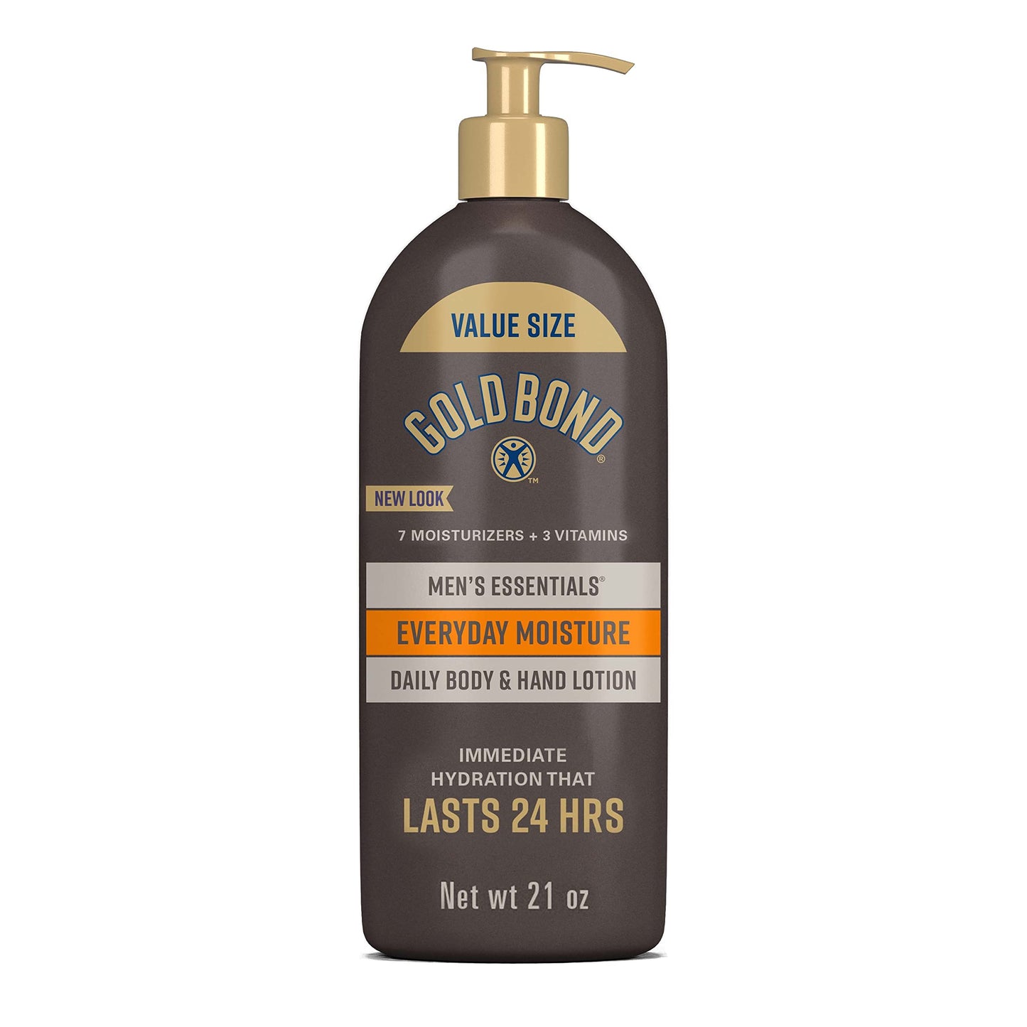 Gold Bond Ultimate Men's Essentials Hydrating Lotion, 14.5 oz., Everyday Moisture for Dry Skin