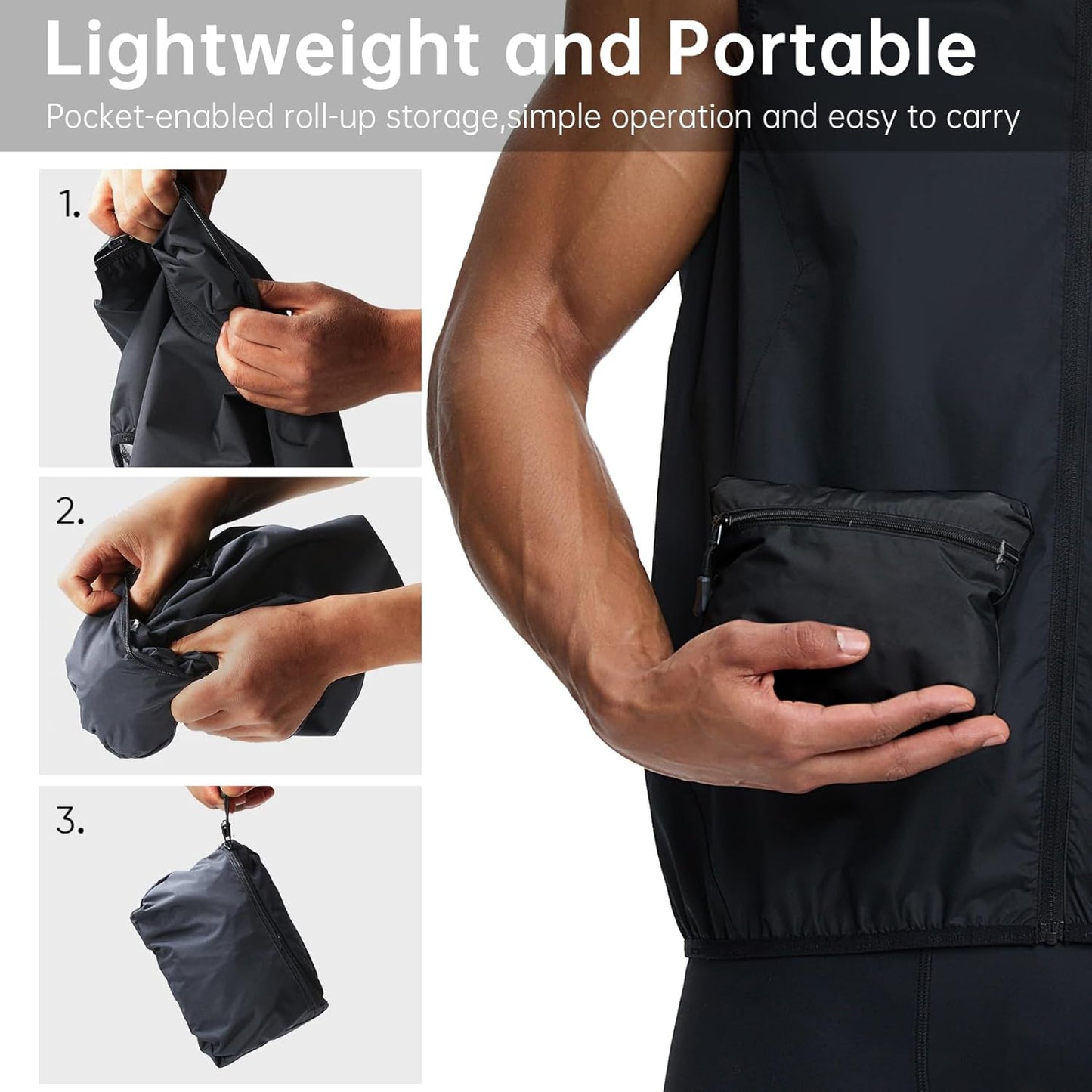 HOTSUIT Sauna Shirt for Men Sweat Exercise Vest Sauna Jacket Suit Anti-Rip Heat Trapping Tank Top Full Zipper