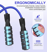 Jump Rope for Women Men, Fitness Jumprope for Women Workout, Adjustable Adult Exercise Skipping Rope