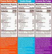 Munk Pack Sampler Pack Probiotic Protein Bars | Keto-Friendly 15g Plant Protein, 1g Sugar, 4g Net Carbs - Vegan, Low Carb, Gluten-Free Healthy Snacks | 5 Count