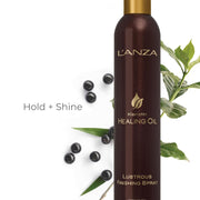 L'ANZA Keratin Healing Oil Lustrous Finishing Spray, Hair Spray Boosts Shine & Volume, Long Lasting Hold, Anti Frizz Finish & Thermal Protectant Mist, Cruetly Free Styling, New Bottle (10.6 Fl Oz)