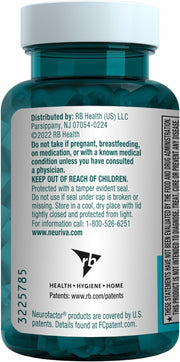 NEURIVA Plus Brain Supplement for Memory and Focus Clinically Tested Nootropics for Concentration for Mental Clarity, Cognitive Enhancement Vitamins B6, B12, Phosphatidylserine 30 Capsules