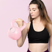 KHTO Kettlebells Fitness Exercise-Pink Strength Training Kettlebell Sets,Dumbbell Weights for Home Gym Equipment