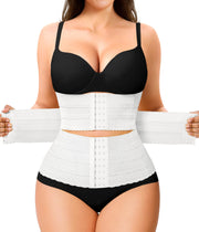 Nebility Waist Trainer for Women Corset Shapewear Tummy Control Segmented Waist Cincher Workout Girdle