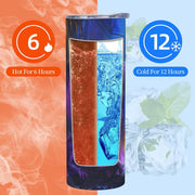 Purple Dragon Art Tumbler 20 Oz Coffee Cup with Lid and Straw Stainless Steel Mug Insulated Tumbler Travel Mug Home Office Gifts