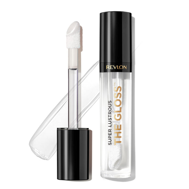 Revlon Super Lustrous Lip Gloss, Non-Sticky, Hydrating, High Shine Finish, 215 Super Natural, 0.13 oz