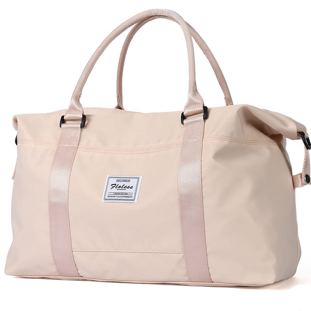 Travel Duffel Bag,Sports Tote Gym Bag,Shoulder Weekender Overnight Bag for Women