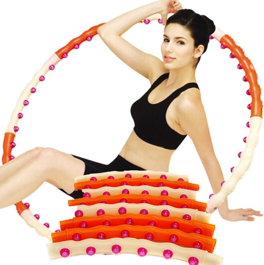 Weighted Fitness Hoop 1.2kg – Exercise Hoop for Waist Slimming & Core Workout at Home | Easy to Use & Portable Health Hoop Made in Korea