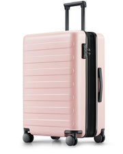 NINETYGO Carry On Luggage 22x14x9 Airline Approved, 20 Inch Luggage with Smooth Spinner Wheels, Lightweight, Hard Shell PC Suitcase Carry-On, Travel Luggage, TSA Approved (Pink, Rhine Basic)