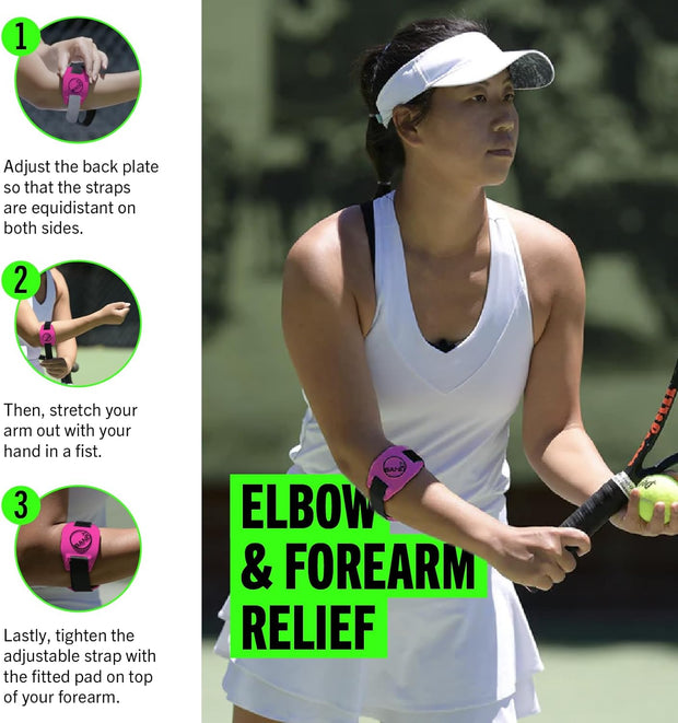 PROBAND - Bandit - Compression Arm Band for Elbow & Forearm - Helps Relieve Pain & Swelling - for Carpal Tunnel, Tendonitis, Tennis Elbow and More