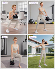 YOTTOY Adjustable Kettlebell,3.5-22.5LB Kettlebells Adjustable Set,Strength Training Kettlebells for Home Gym