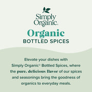 Simply Organic Italian Seasoning, 0.95 Ounce, Organic Herbs, Oregano, Majoram, Thyme, Rosemary, Basil, Sage, Kosher, NonGMO