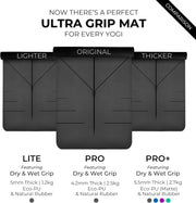 Plyopic. Ultra-Grip Pro Yoga Mat – EXTREME Non-Slip Performance - Dry Grip & Wet Grip - Alignment Lines - Comfortable & Sweat Resistant - For Yoga, Pilates, Exercise, Workout, Bikram & Hot Yoga