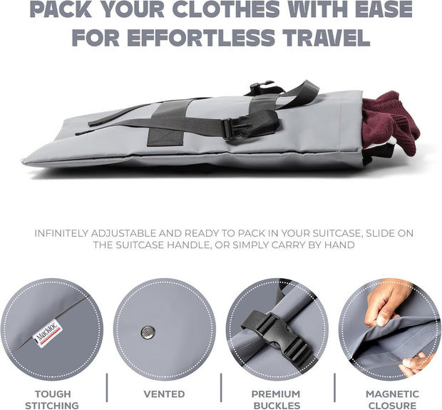 Versatile Water-resistant Shoe & Gym Bag – Travel-Ready, Washable TPU Storage with Vent, Fits up to Men’s 13