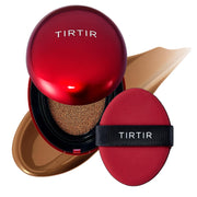TIRTIR Mask Fit Red Cushion Foundation | Full coverage, Weightless, Skin fit, Satin Glow Finish, Korean Makeup, beauty, Tattoo cover up, Buildable (#29N Natural Beige, 0.63 Fl Oz)
