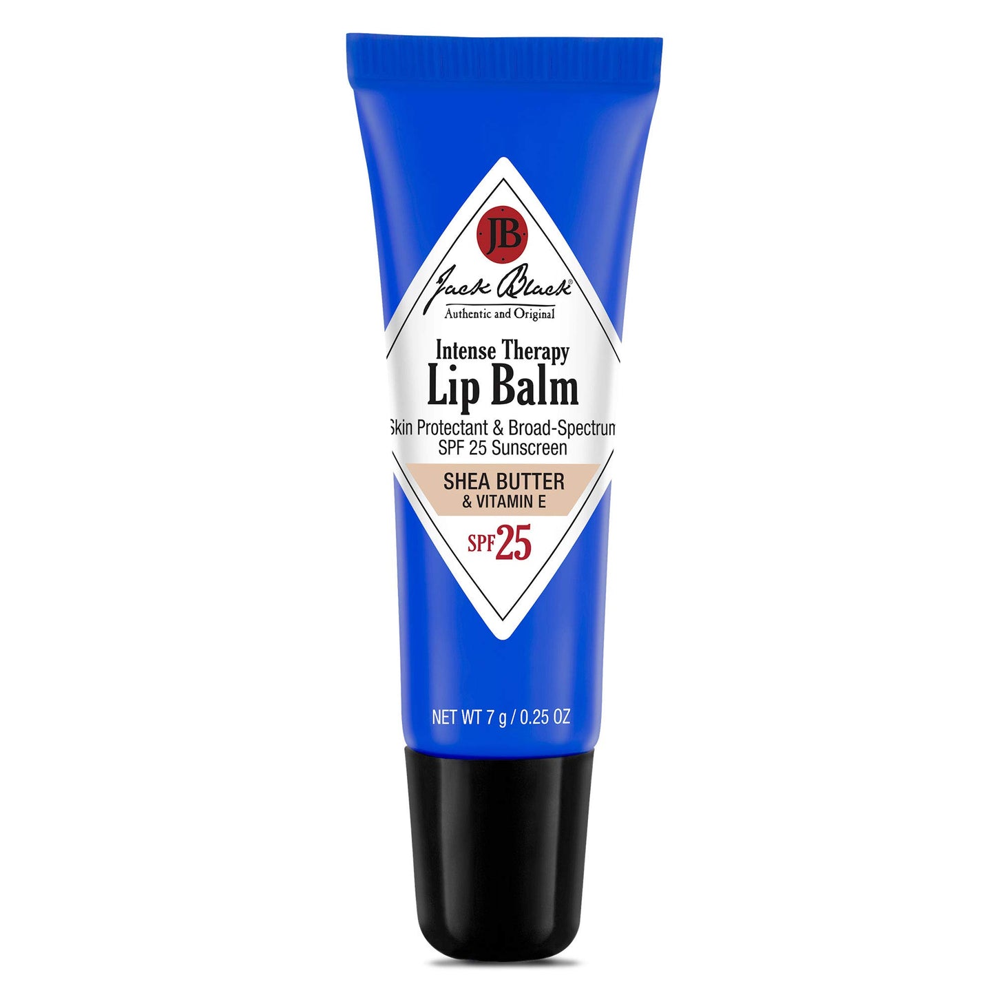 Jack Black Intense Therapy Lip Balm - Jack Black Lip Balm SPF 25 Sunscreen, SPF Lip Balm for Chapped Lips, Lip Sunscreen, Lip SPF, Lip Moisturizer for Dry Lips, Lip Balm with SPF, Lip Protection