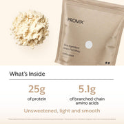 ProMix Nutrition One Ingredient Whey Protein Powder, 25g Protein per Serving, Sugar Free, Soy Free, Unflavored - 32 Servings