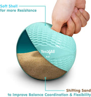 Yes4All Weighted Toning Balls for Exercise, Soft Medicine Balls for Exercise, Pilates, Yoga, Balance, Flexibility, 2-10lbs