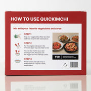 QuicKimchi DIY All Purpose Korean Kimchi Making Sauce Kit, 5-Minute Prep, Total 4 Servings, Base Liquid Sauce and Chili Flakes(gochugaru) 만능 김치 소스