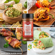 Tastefully Simple Fiesta Party Mexican Seasoning for Tacos, Fajitas, Enchiladas, Dips, and More, Clean, Keto, and Paleo, No MSG or Gluten Ingredients, 5.5 oz