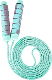 Jump Rope for Women & Men Adjustable Length Cotton Skipping Rope for Adults & Kids Workout Equipment for Weight Loss, Cardio, Boxing & Fitness Suitable for Home, Gym & School Use