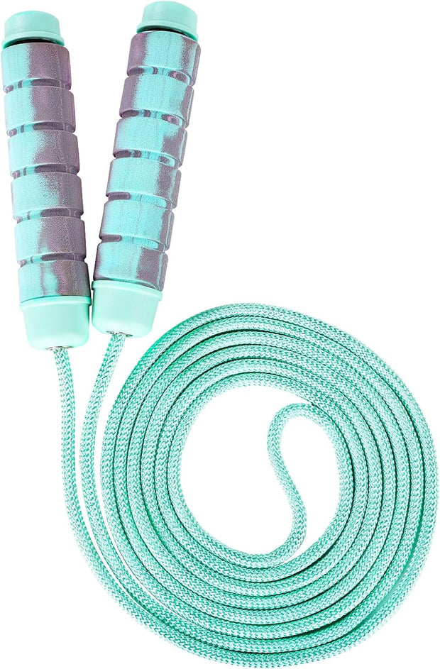 Jump Rope for Women & Men Adjustable Length Cotton Skipping Rope for Adults & Kids Workout Equipment for Weight Loss, Cardio, Boxing & Fitness Suitable for Home, Gym & School Use