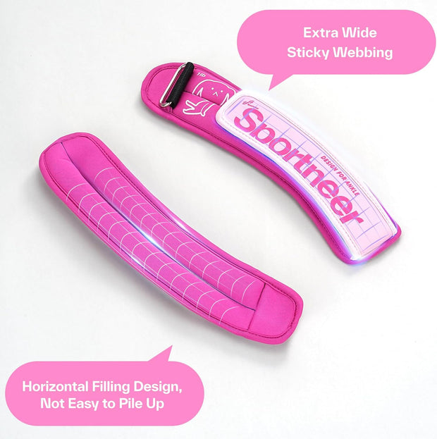 Sportneer Ankle Weights 0.5/1/2/3/5 LBS 1 Pair Wrist Leg Arm Weights for Women Men Kids Child with Adjustable Straps, Strength Weighted for Jogging Running Walking Fitness Gym Workout