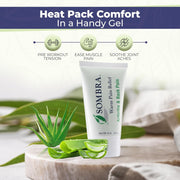 Sombra Warm Pain Relief Gel, Warm Relief for Arthritis and Chronic Pain Pre-Workout Muscle Rub Vegan Formula Free of Artificial Fragrances, Dyes, NSAIDs, Wax, Petroleum, Alcohol - 4oz Jar