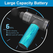 Massage Gun Deep Tissue,Birthday Gifts for Men Women,Gifts for Boyfriend Girlfriend - Neck Back Massager for Pain Relief Deep Tissue with 6 Heads & 5 Speeds,Prime Today 2025(Grey)