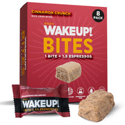 WAKE UP!™ Chocolate Caffeinated Protein Bars – 350 mg Clean Caffeine (1 Bar = 3 Espressos) • Vegan, Gluten-Free, Kosher • Plant-Based Energy + Protein • On-the-Go Focus & Endurance