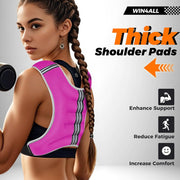 Weighted Vest Woman, 6lb/8lb/12lb/16lb/20lb, Adjustable Women Weighted Vest for Walking, Strength Training, Running, Fitness, Muscle Building, Black