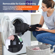 Sportneer Adjustable Weighted Vest Weights: 2-18 lbs/2-40 lbs Washable Weight Vest 16 In 1 Fast Adjust Rucking Vest for Women and Men Home Gym Workout Fitness Strength Training Vests