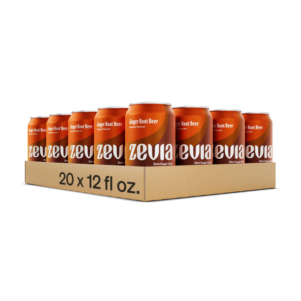 Zevia Zero Calorie Soda, Nostalgic Variety Pack, 12 Fl Oz (Pack of 20)