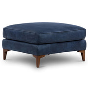 POLY & BARK Essex Sofa in Full-Grain Pure-Aniline Italian Tanned Leather in Cognac Tan