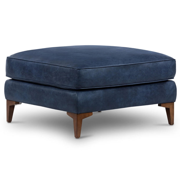 POLY & BARK Essex Sofa in Full-Grain Pure-Aniline Italian Tanned Leather in Cognac Tan