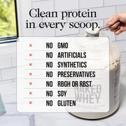 Whey Chocolate Peanut Butter Protein Powder, Grass Fed Whey, No GMO, No Soy, and Gluten Free. Nothing Artificial, Aid Growth and Recovery - 21 Servings
