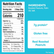 SKIPPY No Sugar Added Chunky Peanut Butter Spread, 16 oz Jars (Pack of 12) – 3 Ingredients, 7g Protein per Serving, Gluten-Free