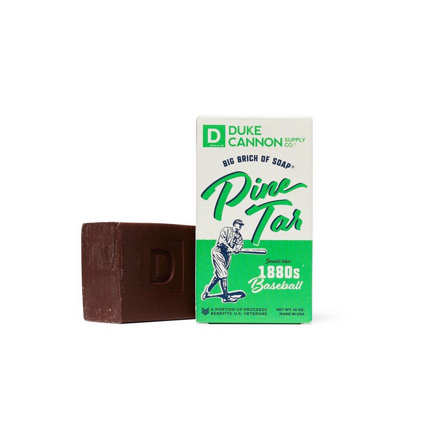 Duke Cannon Supply Co. Big Brick of Soap for Men, Trophy Game Scent, 10 oz (Pack of 1)