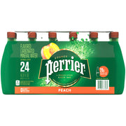 Perrier L'Orange Flavored Carbonated Mineral Water (Lemon Orange Flavor), Plastic Bottles, 16.9 Fl Oz (Pack of 24)