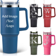Personalized Photo 20oz 30oz Stainless Steel Tumbler,Custom Coffee Tumbler Cup With Lid And Strawstraw Vacuum Insulated With Text Photo Logo (PERSONALIZED)