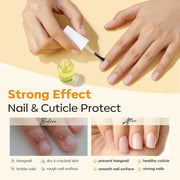 modelones Cuticle Oil for Nails, Natural Nail Oil for Growth and Strength Damaged Nails Vitamin E Revitalizing Essential Nail Oils Cuticle Care 15ml