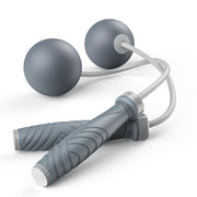 Weighted Cordless Jump Rope for Fitness - Silent Skipping Rope for Home Workouts, Adults & Beginners