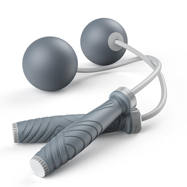 Weighted Cordless Jump Rope for Fitness - Silent Skipping Rope for Home Workouts, Adults & Beginners